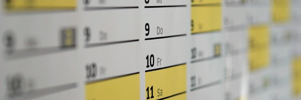 Termine | Übersicht | Jahreskalender