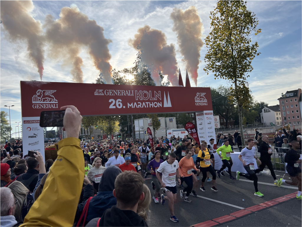 Erfolgreiche Schulstaffeln beim Köln Marathon