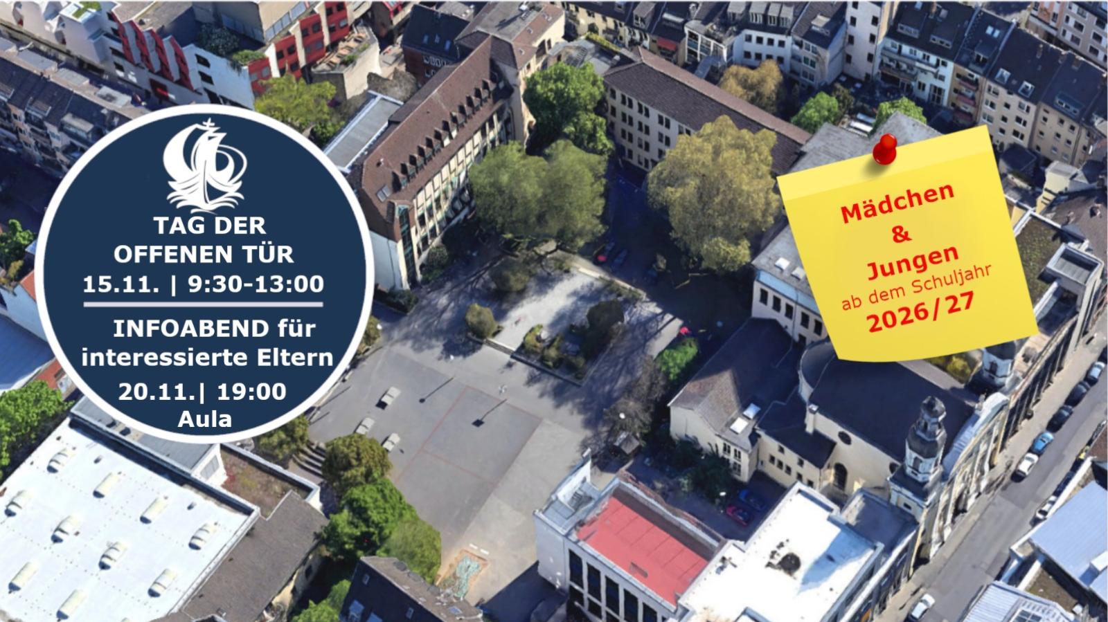 Informationen für die Aufnahme am Ursulinengymnasium gibt es HIER