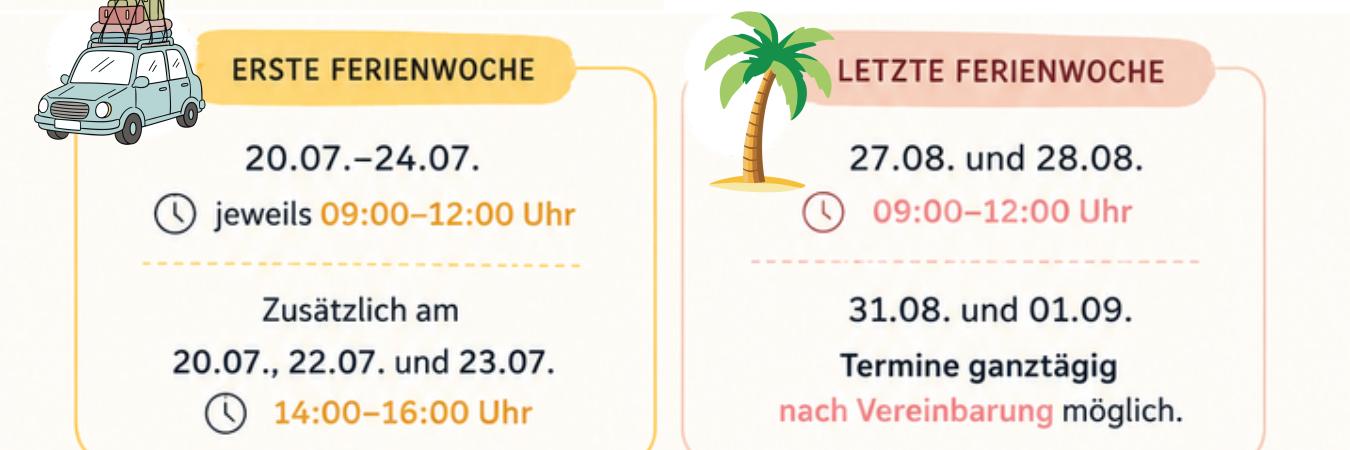 Feriensprechstunde