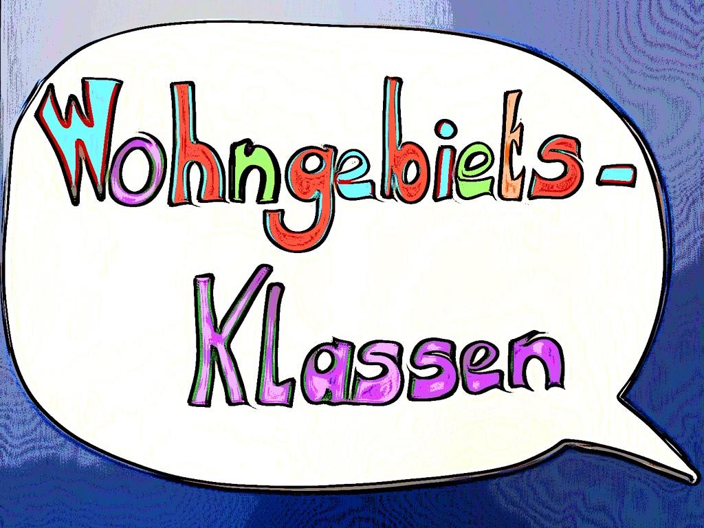 Wohngebietsklassen