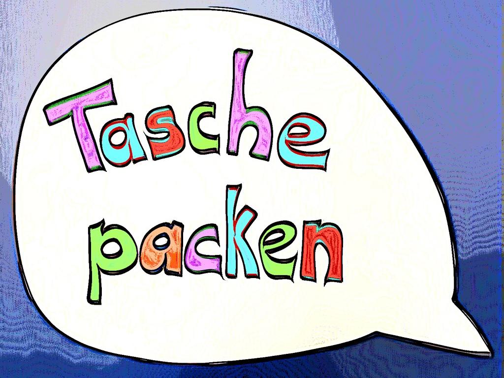 Tasche packen